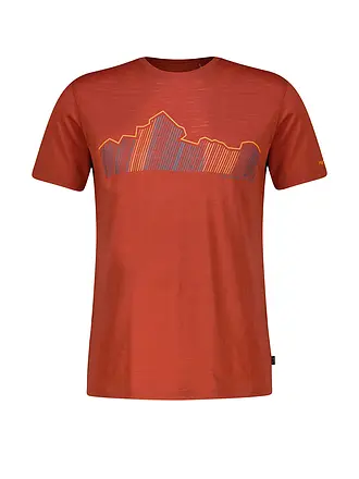 MERU | Herren Funktionsshirt Laholm Woolmix | dunkelrot